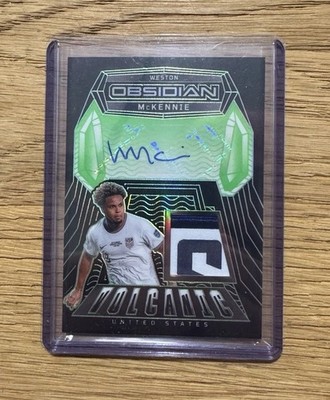 2024-25 Panini Obsidian Weston McKennie Volcanic Patch Auto 1/2 #VS-WMK USMNT