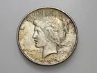 1922 $1 PEACE SILVER ONE DOLLAR BU TONED