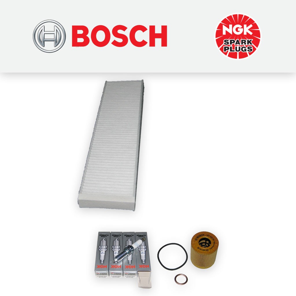 SERVICE KIT MINI COOPER II R55 R56 R57 1.6 PETROL OIL CABIN FILTERS PLUGS 06-14
