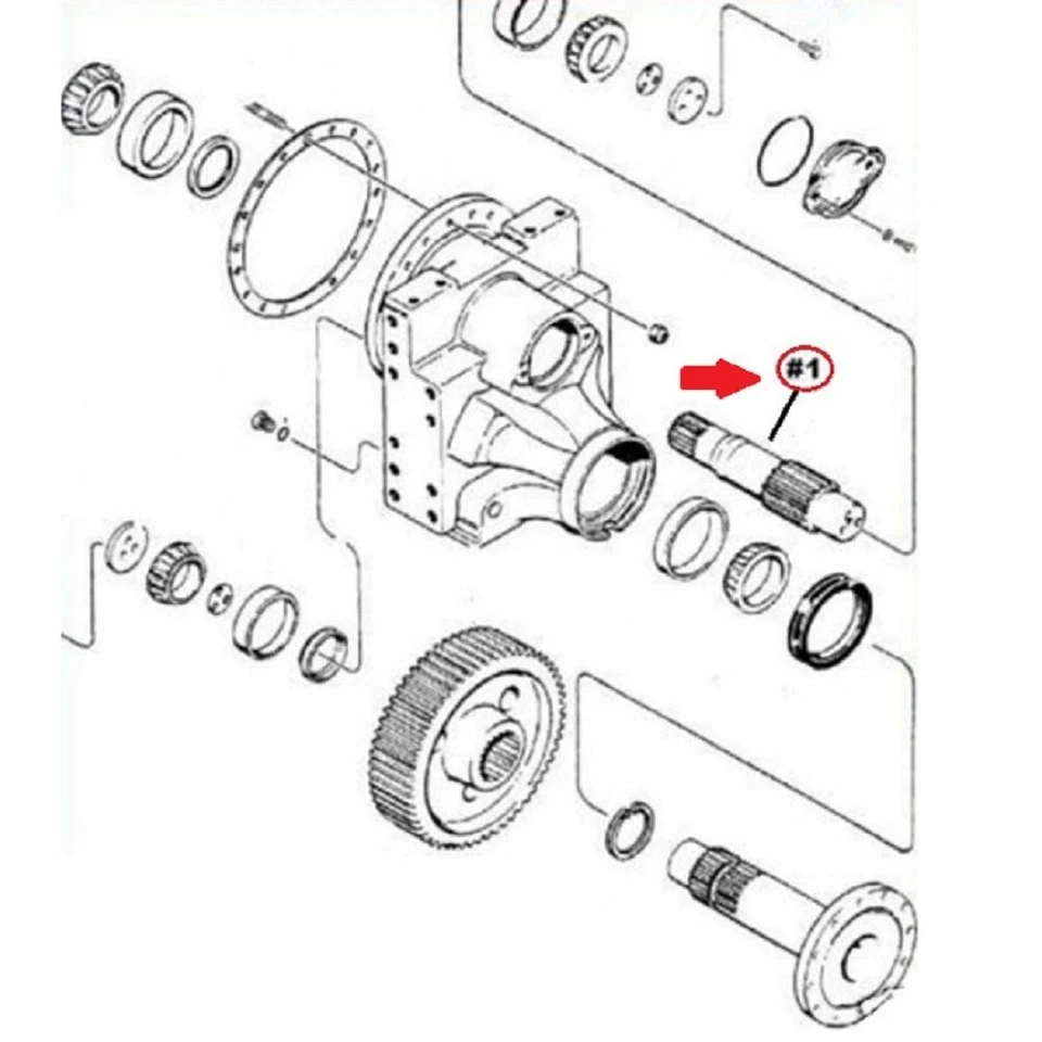G109013 Bull Pinion Fits Case Dozer 1150B 1150C 1150D 1150E 1150G 1155E — 第 2/4 张图片