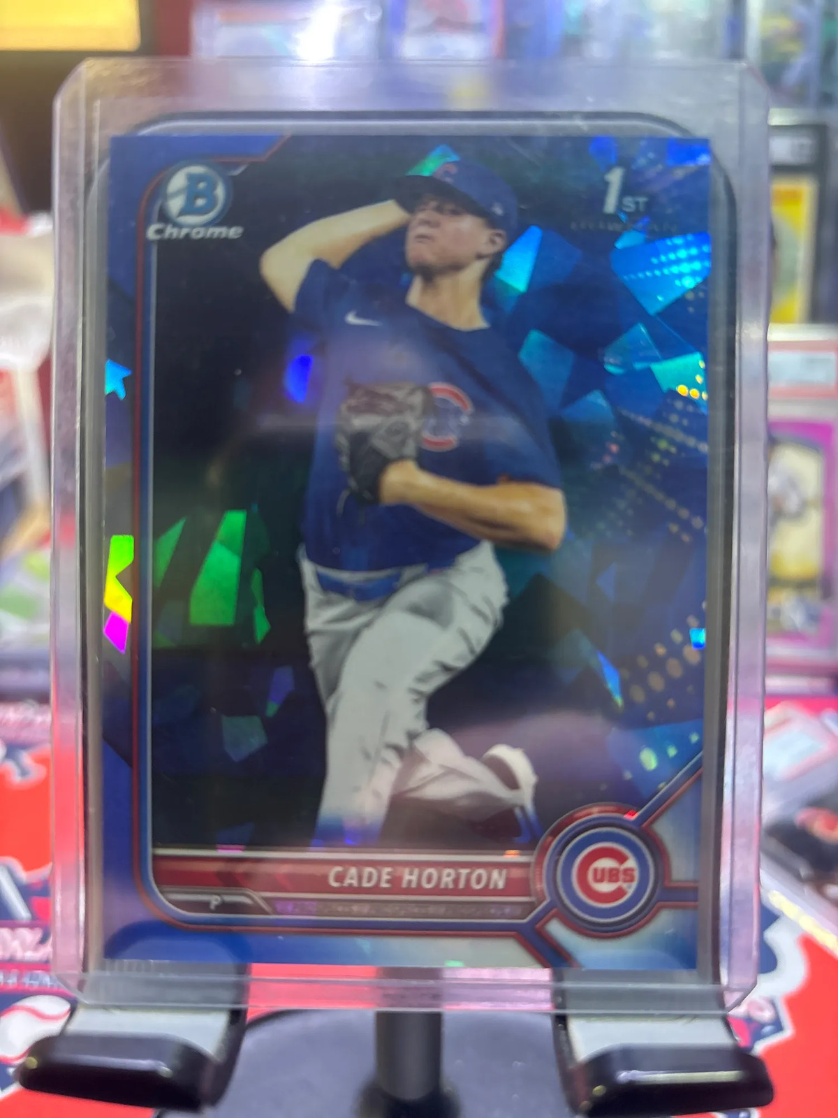 2022 Bowman Draft Chrome Sapphire Edition Cade Horton cubs