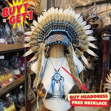 Import Duties Apply Handmade Indian Chief Headdress Decorative Costume Headpc