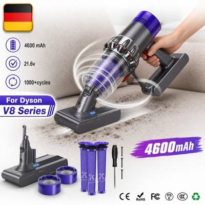 4600mAh Akku Für DYSON V8 Absolute Animal Staubsauger 21.6V LED Ersatzakku NEU