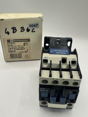 NEW !! Telemecanique LC1-D1810U7 / LC1D1810U7 Contactor