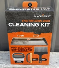 Blackstone 8Pc Griddle BBQ Cleaning Kit for Flat Top Grill with Scraper & Brush 
