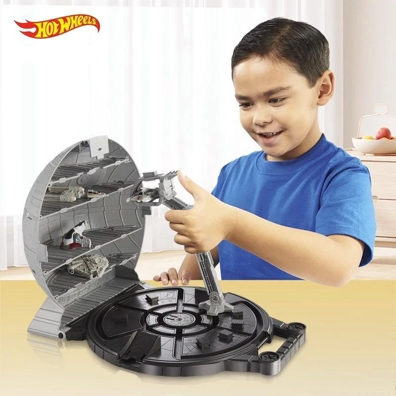 Hot Wheels Star Wars Estación Espacial CGN73 Die-Cast Coche Modelo Caja de Almacenamiento Niño Juguete Foto 3 de 4