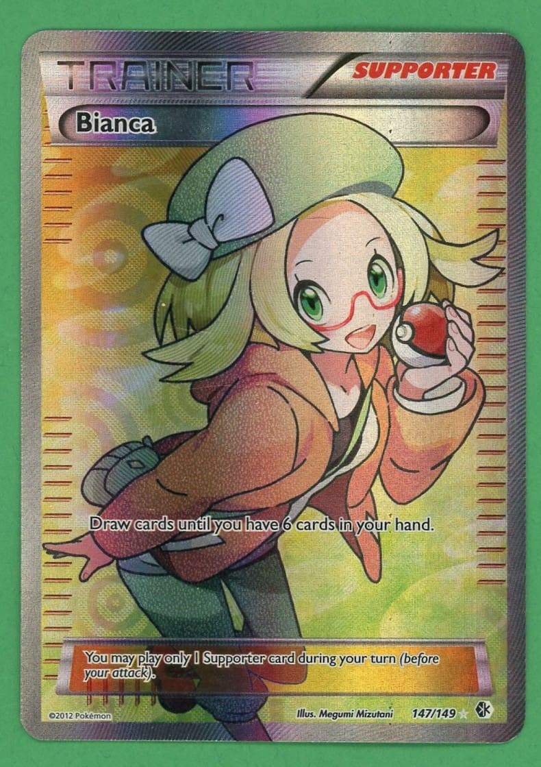 Bianca Pokemon Boundaries Crossed Full Art 147/149 LP/MP
