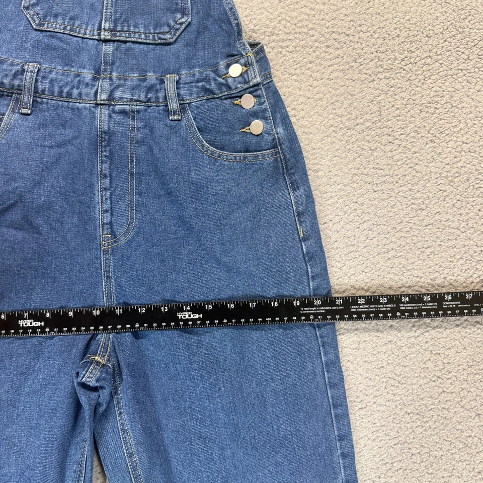 Mono con tirantes ajustable azul denim talla S sin marca para mujer Foto 4 de 4