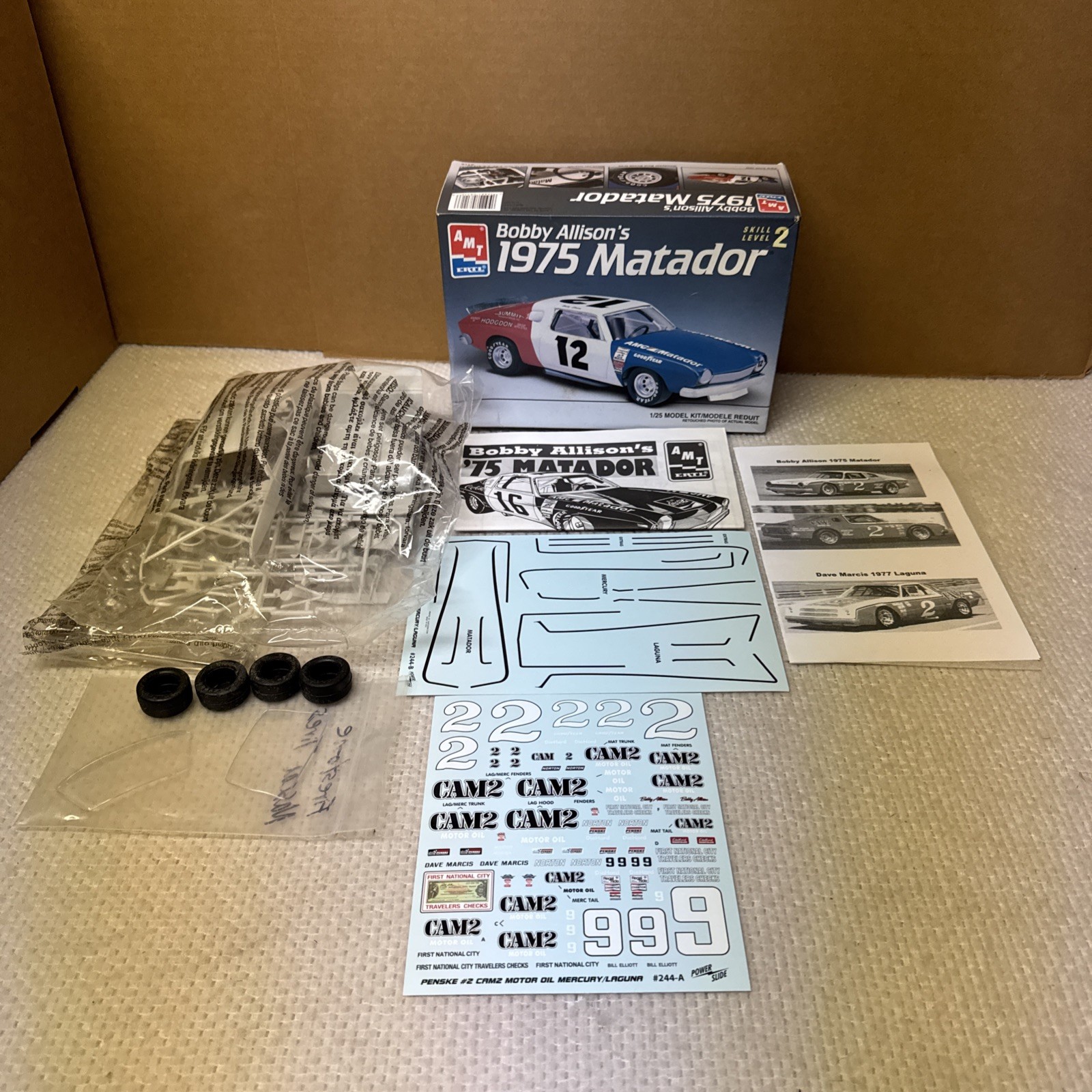 AMT ERTL 12 Bobby Allison's 1975 Matador 1/25 Model Kit 8116