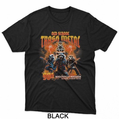 Raccoon Punk Rock Music Trash Metal Heavy Metal Raccoon T-Shirt