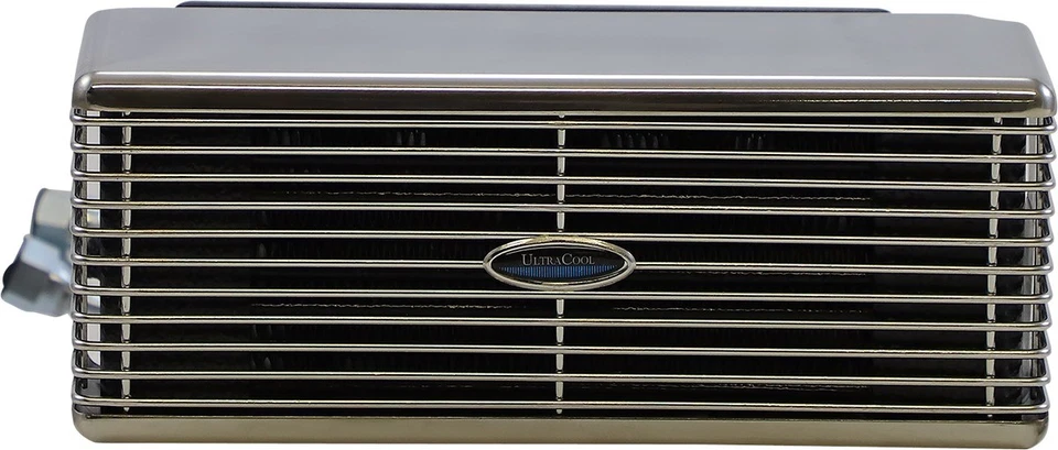 Kit enfriador de aceite cromado UltraCool RF-2SS para Harley Touring 09-16 Foto 4 de 4