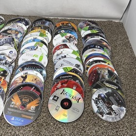 Disc Only Video Game Lot Of 100 Games UNTESTED Disc Only