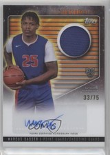 2023-24 Topps Midnight Rookie Jersey Dusk 33/75 Marcus Sasser #RJA-MS Auto 1cc0