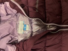Columbia Youth Pike Lake II Hooded Puff Jacket Purple XXS 4-6 Kids
