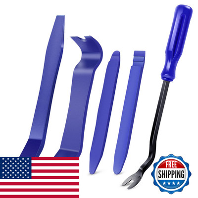Gooacc 5Pcs Auto Trim Removal Tool Kit No-Scratch Pry Tool Kit For Car Door