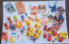 Vintage Mattel Liddle Kiddles Lot of Dolls & Accessories TLC