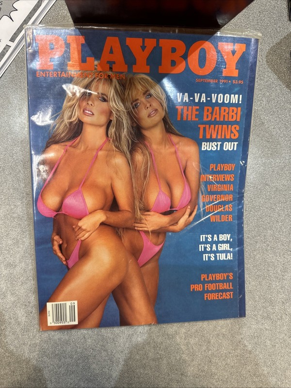 Playboy September 1991 - The Barbi Twins