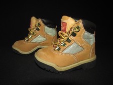 Timberland Toddlers Tan Hightop Lace Up Boys Boots 5.5M