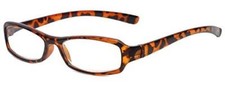 Calabria 8034 52mm Spring Hinge Designer Reading Glasses Tortoise 4.00
