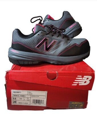 New Balance Womens Industrial 589v1 Composite Toe Work Shoes Pink