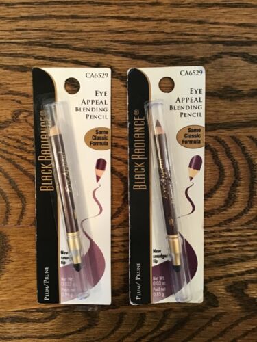 Two (2) NEW Black Radiance Eye Appeal Blending Pencil Liner Plum CA6529 Purple