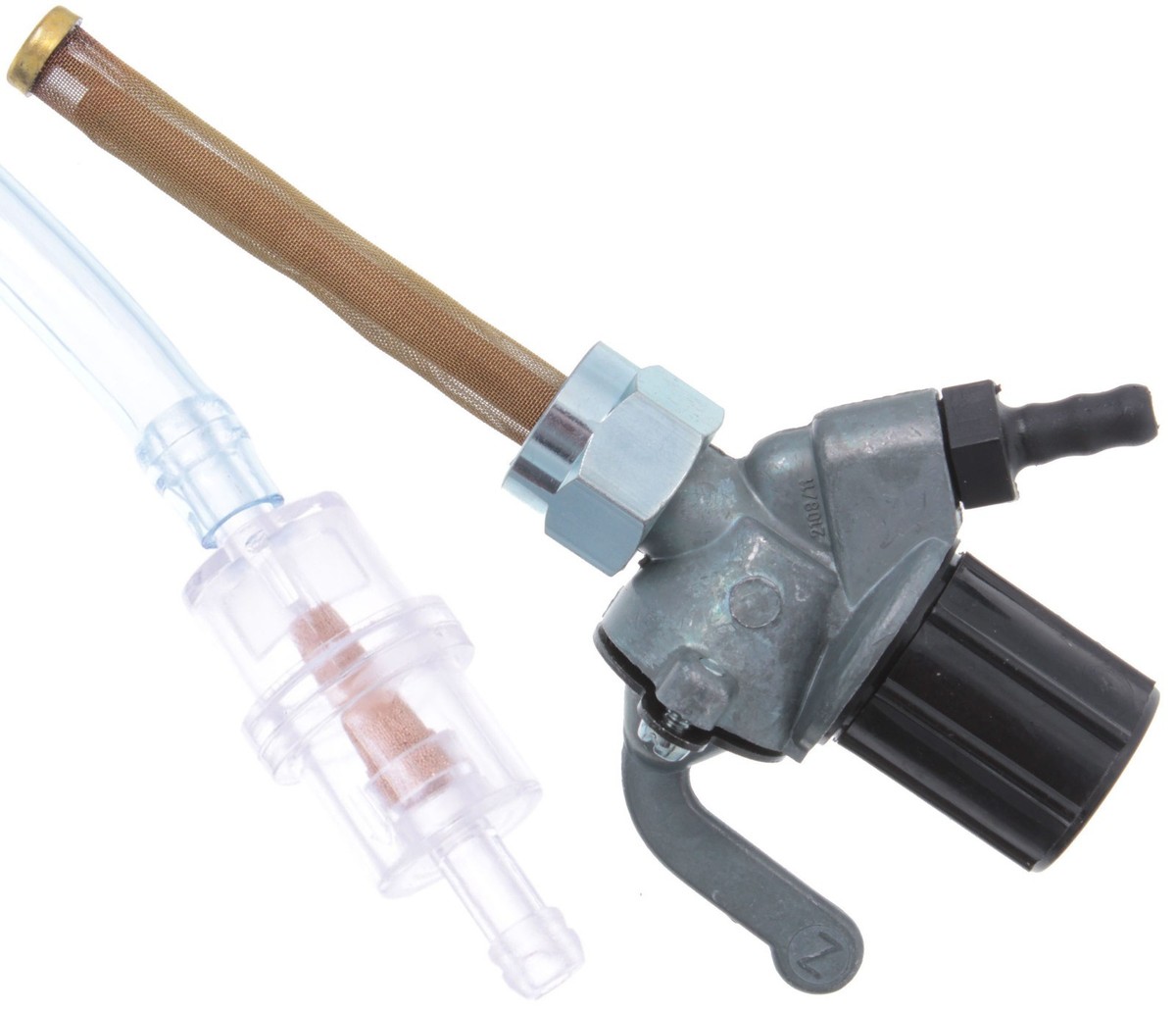 Benzinhahn Kit Für MZ ETZ & Simson - Kraftstoffschlauch 1000mm Mit Filter & Schlauchschellen