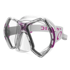 Oceanic Cyanea Mask Scuba Snorkeling Diving Freedive Clear/Pink 05.3410.78
