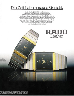 3w21487/ Alte Reklame aus 1984 – RADO DiaStar Uhren - Main Image
