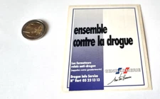 GENDARMERIE sticker set against drug