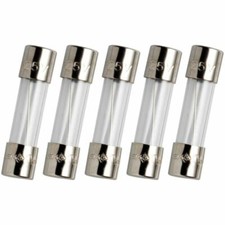 Lot 5x Slow-Blow Time Delay Lag GLASS FUSES Tube 125V/250V 5x20mm 6X30mm GDC/MDL