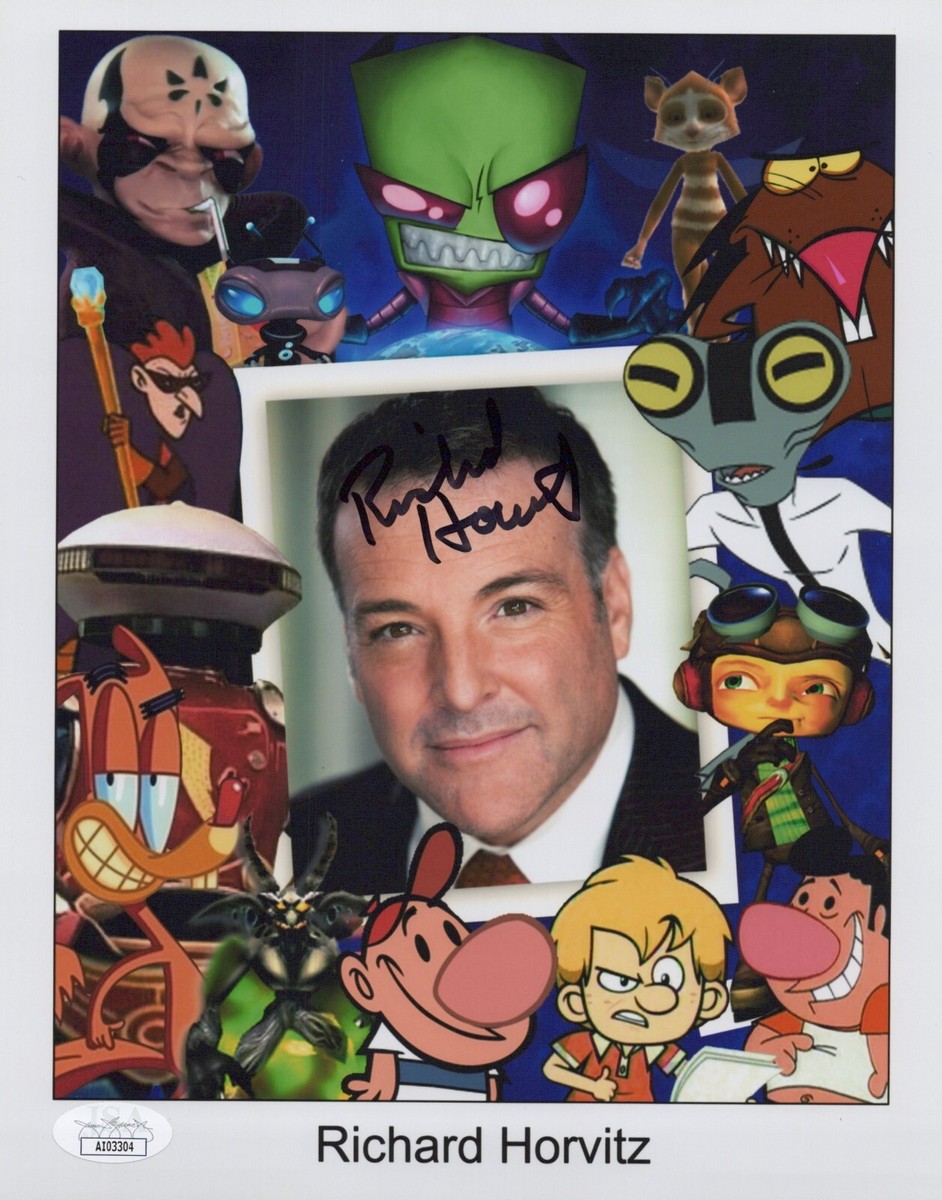 RICHARD HORVITZ Signed 8x10 INVADER ZIM Photo Authentic Autograph