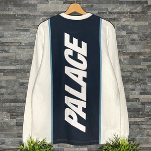 palace stripe crew neck