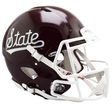 Mississippi State Bulldogs Script Speed Full Size Authentic Football Helmet