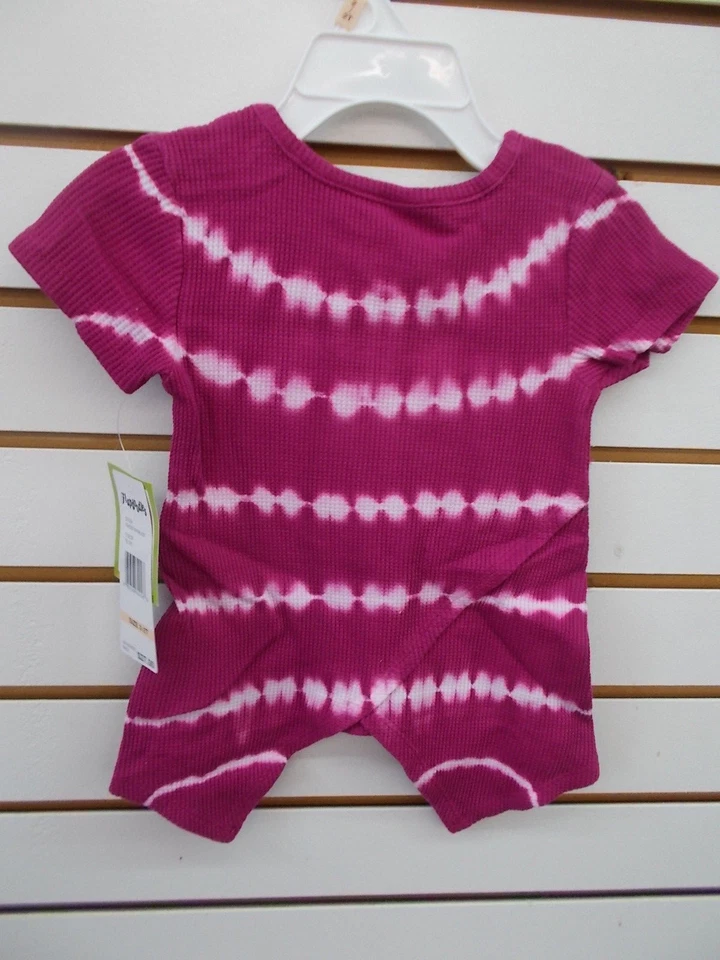 Toddler & Girls Flapdoodles $27 Pink Tie-Dye High-Low Shirt w/ Owl Sz 2/2T - 6X - Image 2 of 3