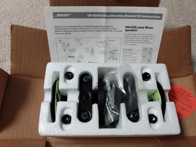 BOSE OEM UB-5 UNIVERSAL WALL CEILING MOUNT KIT - BLACK - COMPLETE SET - 1 PAIR