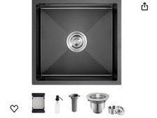 20 Inch Black Stainless Steel