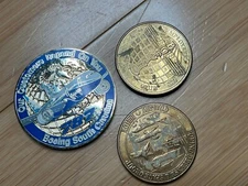 LOT of 3 BOEING Airplanes South Carolina 787 & 707 Employee 1997 Medallion Coins