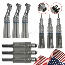 NSK Style Dental Slow Low Speed Handpiece Straight Contra Angle Air Motor 4/2H M