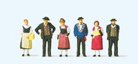 Preiser H0 10509 Figuren-Set Urner Trachten 1:87