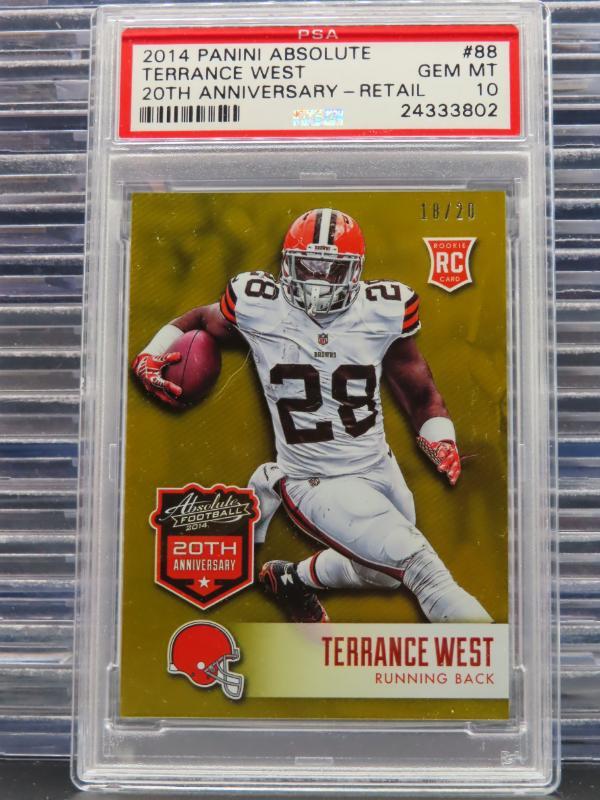 Terrance West Panini Absolute 20th Anniversary #88 Retail