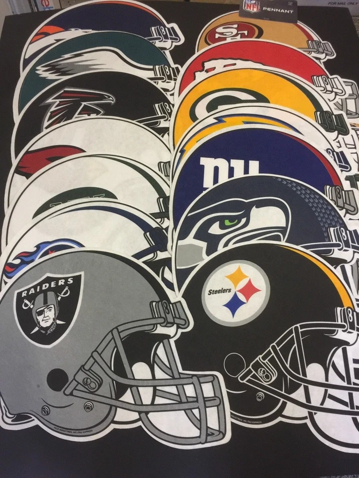 (U Pick) Equipo NFL Fieltro Casco Estilo Banderines Talla 13x16 (Envío Gratis en 2º Artículo) Foto 2 de 4
