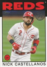 2021 TOPPS UPDATE NICK CASTELLANOS OF REDS 1986 RETRO 35TH ANNIVERSARY SP  