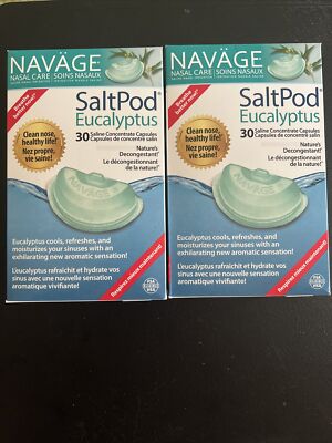   NAVAGE Eucalyptus Salt Pods 60 CT saltpods New salt pods EUCALYPTUS  