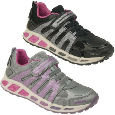 GEOX SHUTTLE Mädchen Blinkschuh Halbschuh Sneaker  Gr.26-35