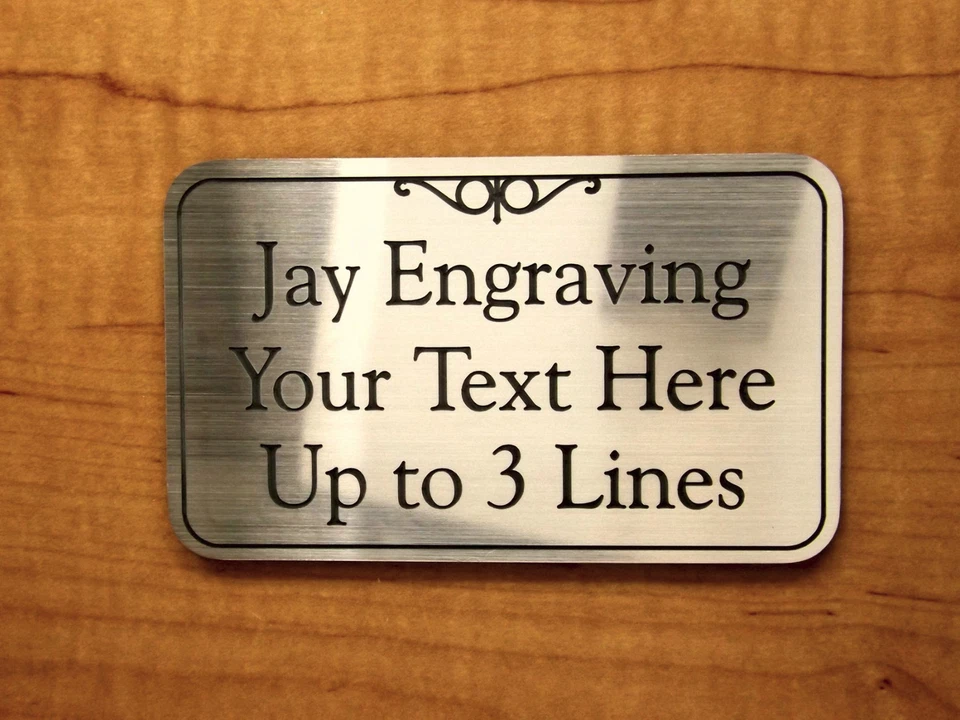 Letrero de pared o puerta de suite de oficina grabado personalizado de 3"x5" \ placa placa placa Foto 4 de 4