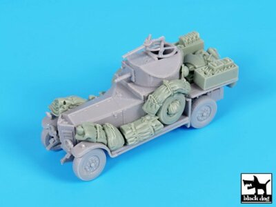 Black Dog 1/72 Rolls-Royce Pattern 1920 Stowage & Accessories Set (Roden) T72116