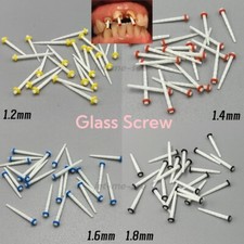 Dental Fiber Post Glass Screw Teeth Restorative Posts 1.2/1.4/1.6/1.8mm