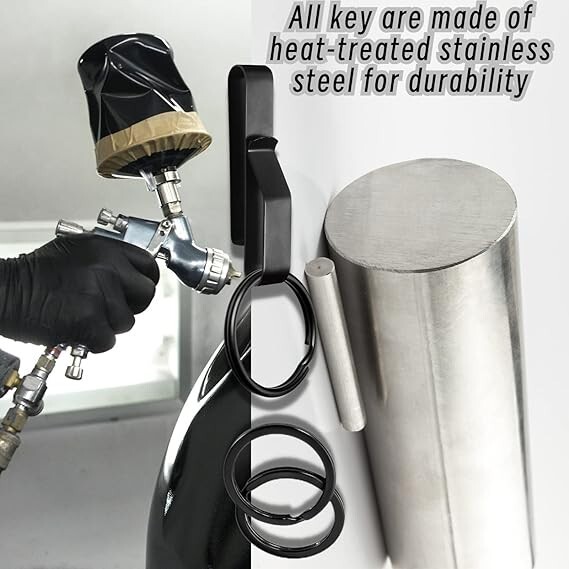 2 PACK Zak Tool ZT54 Police Tactical Keyring Holder Belt Clip For