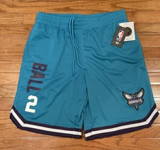 Men's UNK Charlotte Hornets LaMelo Ball #2 Basketball Performance Shorts Large