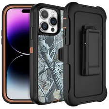 OrangeTree Rugged Defender Case for iPhone 16/15/14/With Belt clip Fits OtterBox